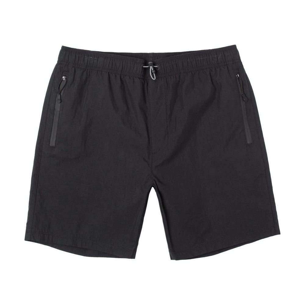 RVCA Mens Regular Fit 17 Inch Hybrid Short Brodie 2 Black X-Large